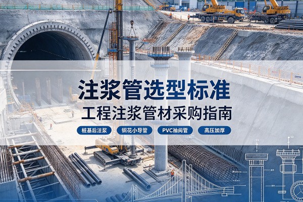 海棠注浆管选型标准