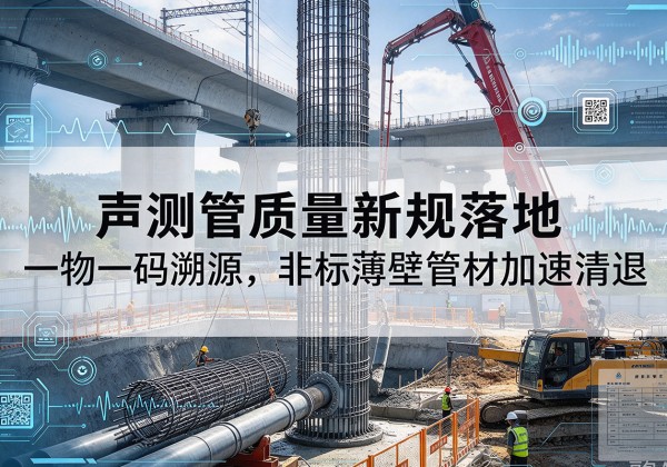 海棠声测管质量新规落地，一物一码溯源，非标薄壁管材加速清退