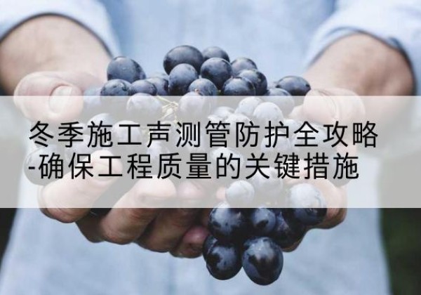 海棠冬季施工声测管有哪些防护要点？-冬季施工声测管防护全攻略-确保工程质量的关键措施